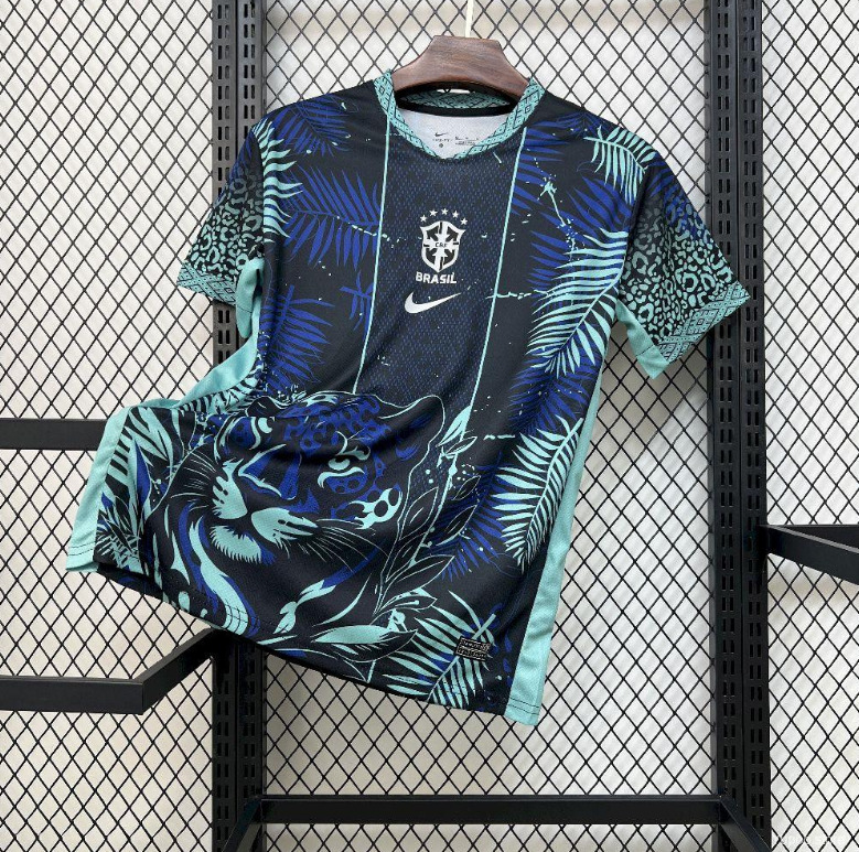 Camiseta de edición especial de Brasil para el Mundial 2026 - Fútbol para hombre, color azul marino